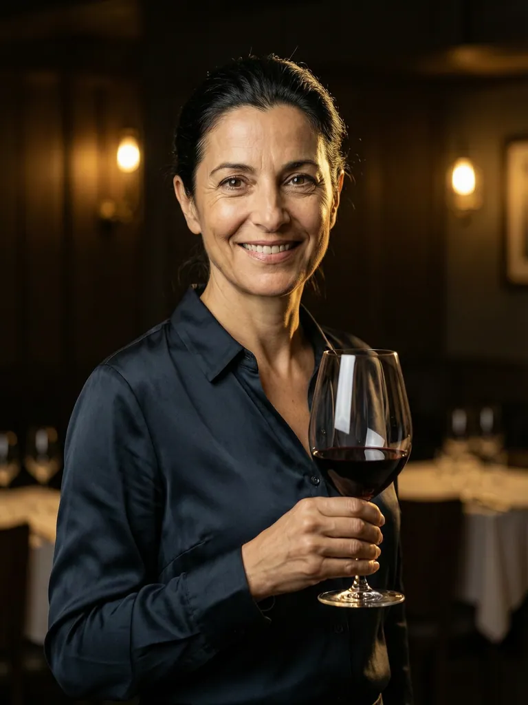 Elena Bianchi, Gastgeberin & Sommelière im Ristorante Oliveto